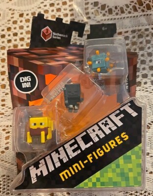 Minecraft Netherrack Series 3 Minifigures 3 Pack inc Blaze, Wither Skeleton NIB