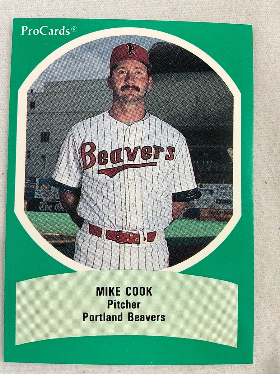 1990 AAA All Star Game Baseball ProCard#21-Mike Cook, Portland