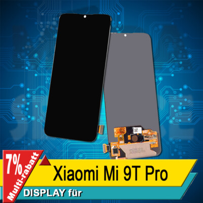 Display Für Xiaomi Mi 9T Pro Komplettes Bildschirm Lcd Touch OLED Schwarz