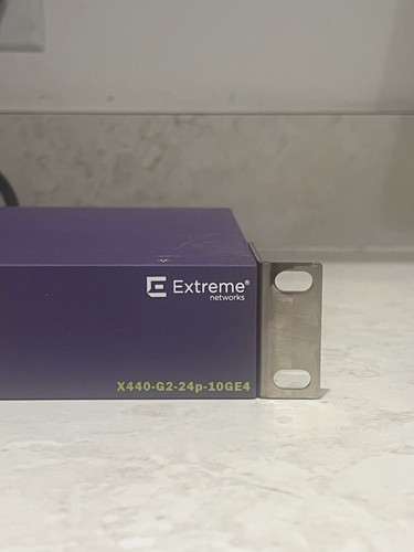 Extreme Networks X440-G2-24p-10GE4 24 Port 16533 Network Switch *^Power Tested*^ - Picture 2 of 7