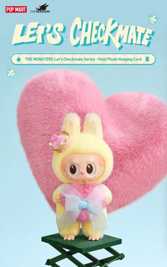 POP MART LABUBU THE MONSTERS Let's Checkmate Vinyl Plush POP MART LABUBU THE MONSTERS Let's Checkmate Vinyl Plush