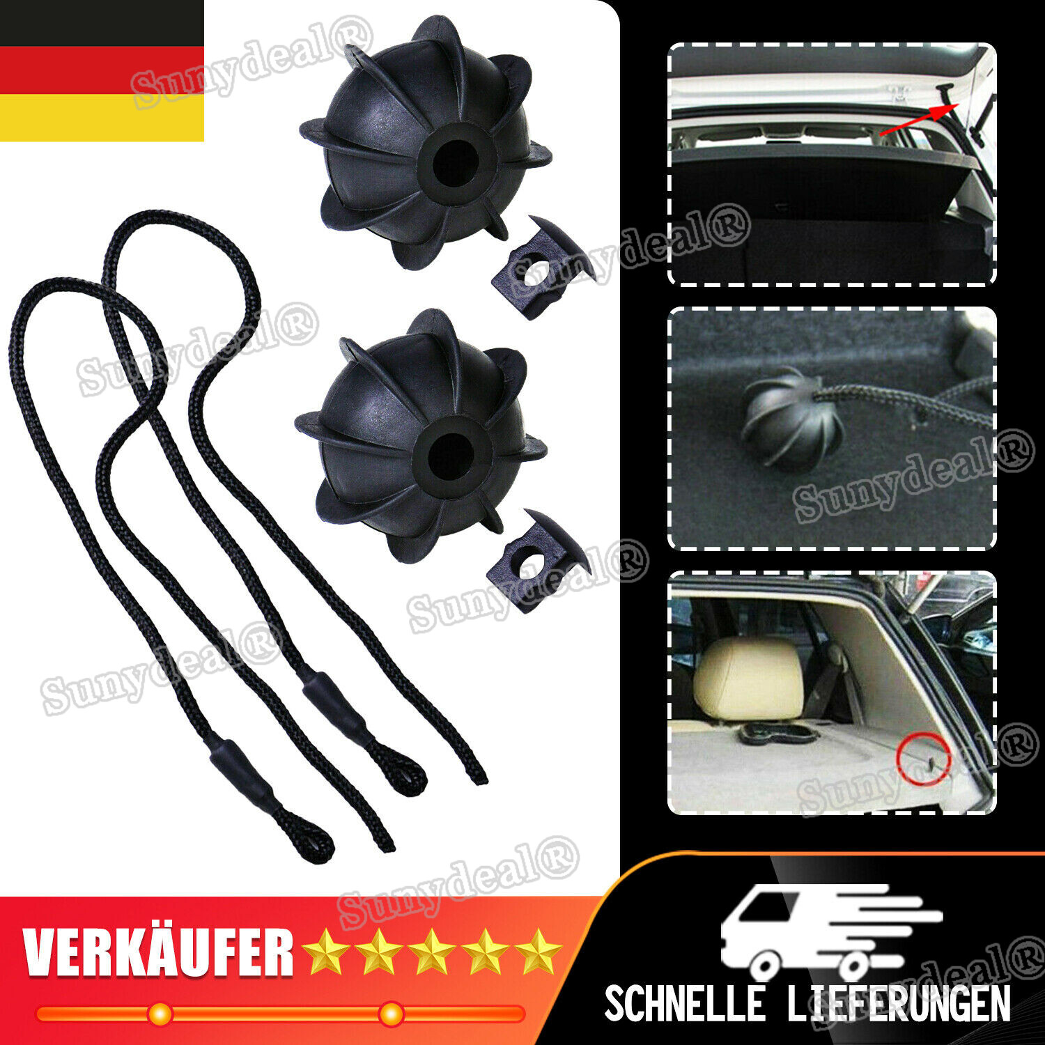 Halteband Hutablage 2-teilig Für Dacia Duster, Logan, Sandero Stepway 2018-2021