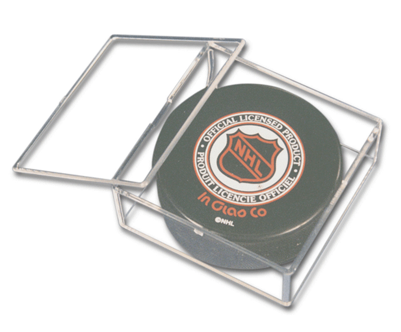 (8) NHL HOCKEY PUCK SQUARE CUBE STACKABLE DISPLAY CASE STORAGE HOLDERS eBay