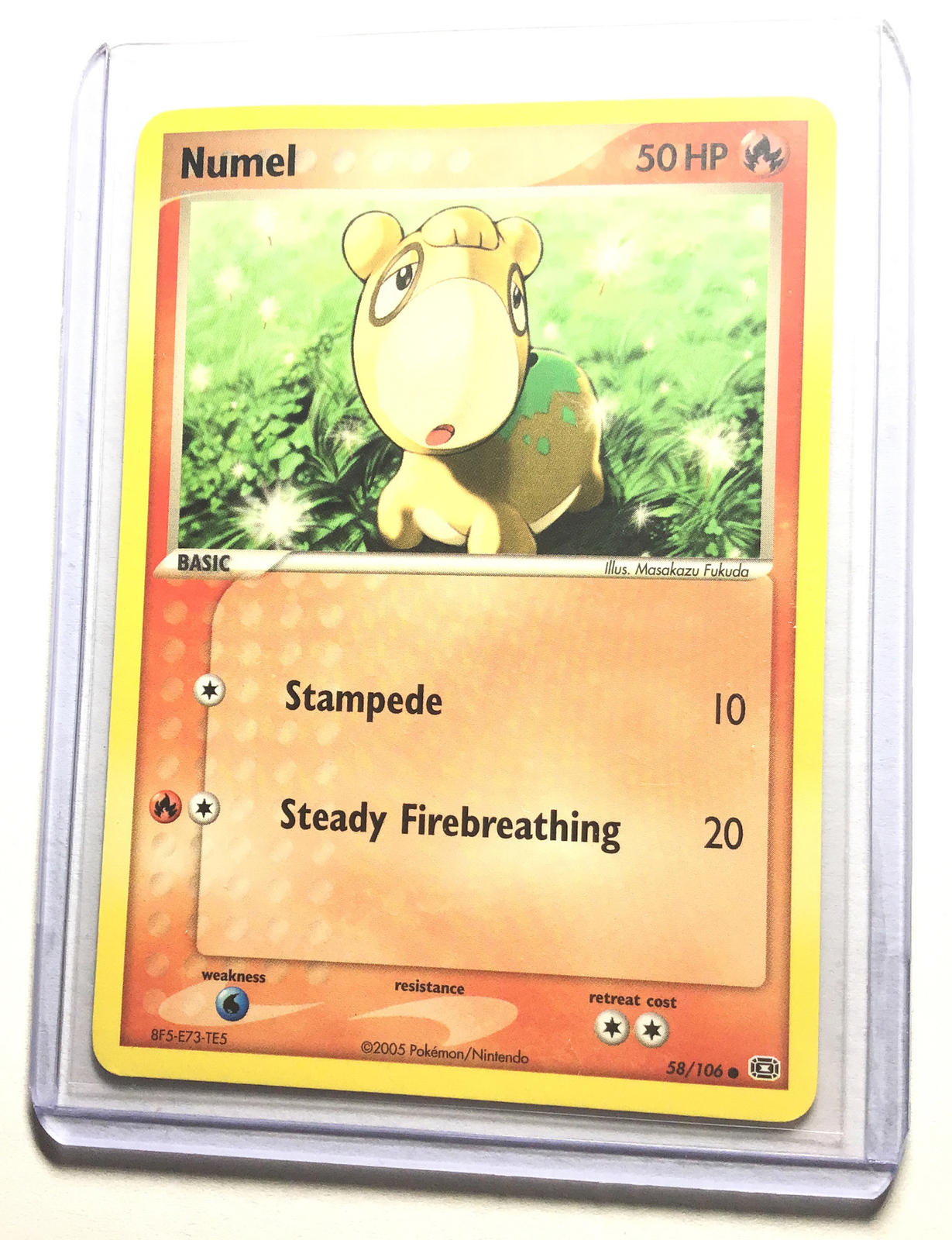 NUMEL - 58/106 - EX Emerald - Common - Pokemon Card - NM
