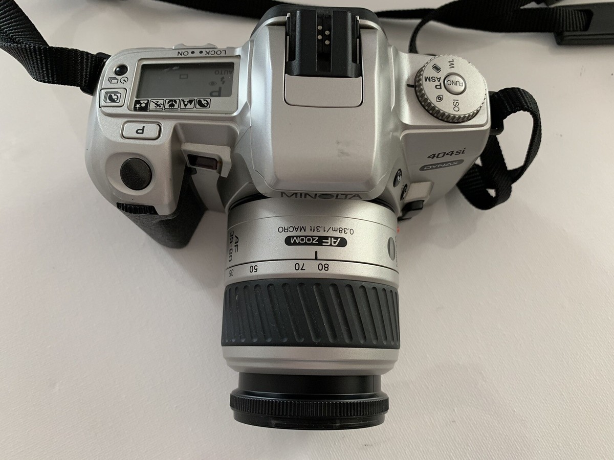MINOLTA DYNAX 404Si With / 35-80mm AF ZOOM LENS Film Tested