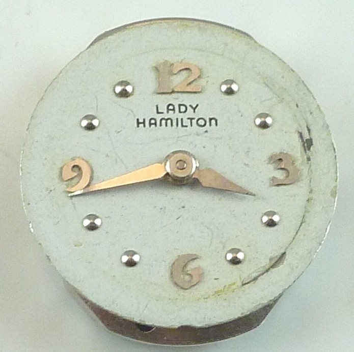 Mouvement De Montre Mécanique Vintage Hamilton 757 - Pour Pièces Ou Réparation