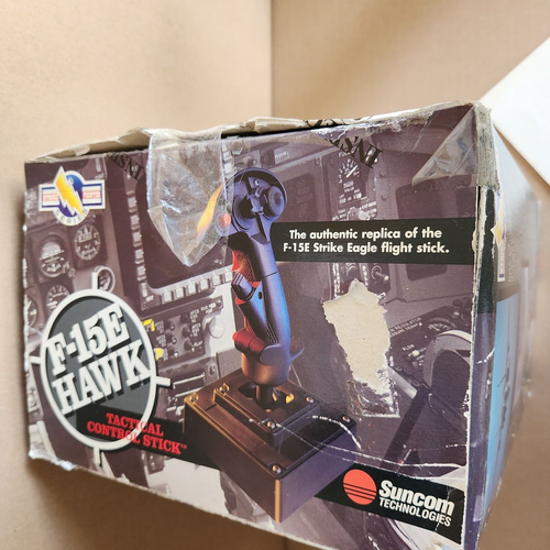 Suncom F-15E HAWK Tactical Control Stick Flight Sim Joystick Box and Manual - Picture 13 of 16