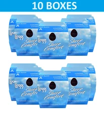 Leggs Sheer Comfort Control Top Enhanced toe Size: A Small - Soft Black 10 Boxes