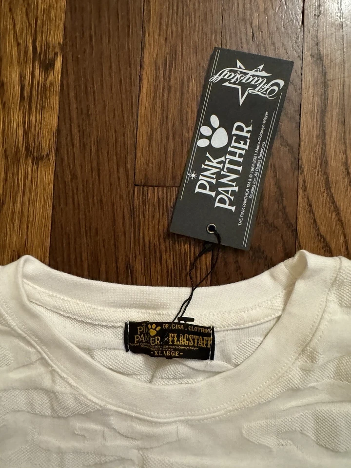 Flagstaff x pink panther stitched textured shirt nwt size XL - Image 4 of 4