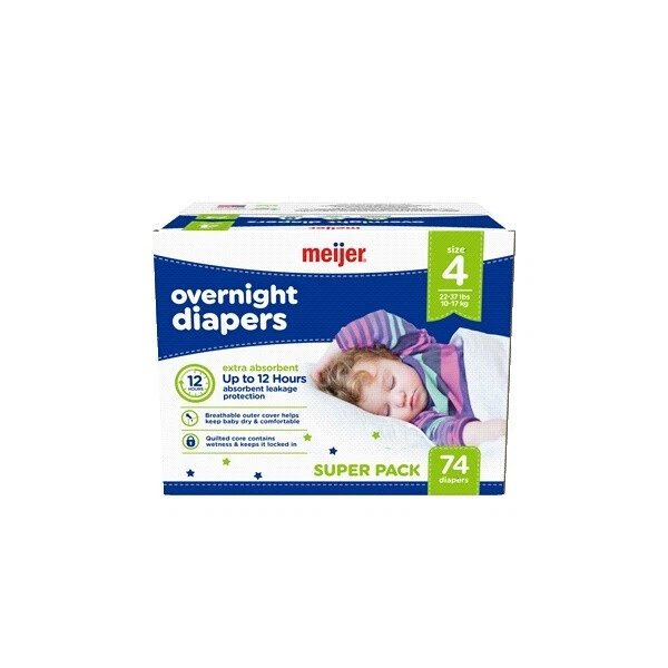 Disposable Diapers Size 4 for Babies
