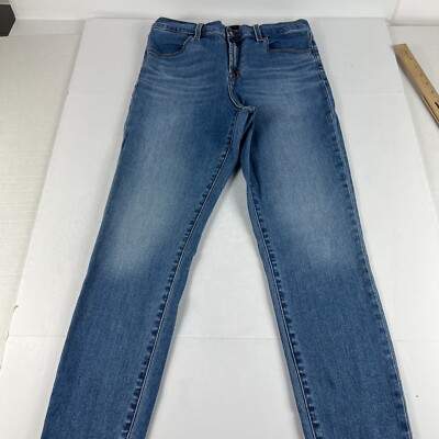 J Brand Jeans Women's 29 Maria High Rise Skinny Blue Faded Stretch Denim Pants