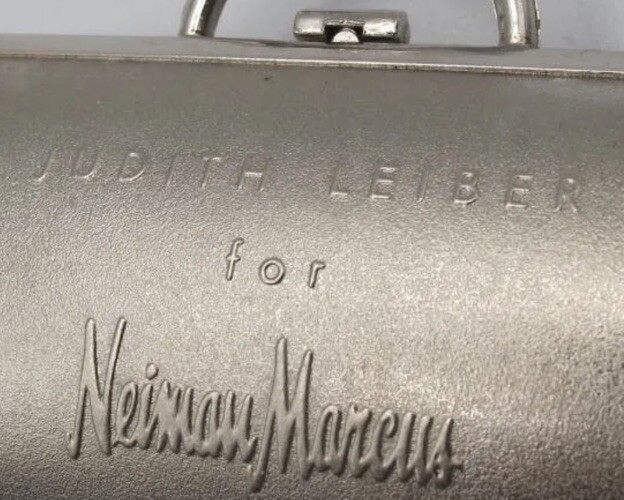 Judith Leiber for Neiman Marcus Butterfly Metal Purse Pill Box/Key