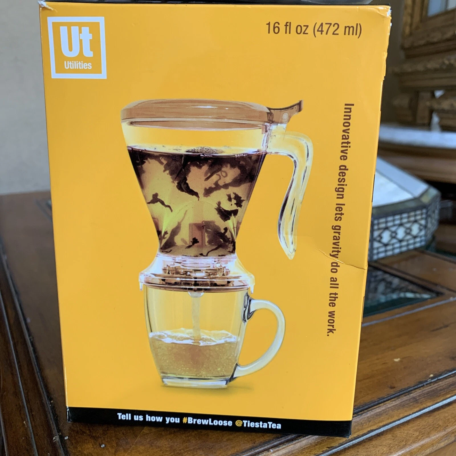 Tiesta Tea Brewmaster Tea Infuser 16 Ounce Tea Steeper BPA Free Loose Tea New K4