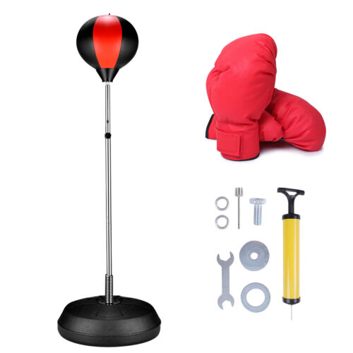 Borsa da Boxe Punch Regolabile Fitness Allenamento Velocità Boxe con Guanti - Foto 2 di 12
