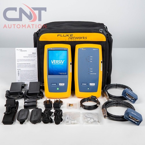 Fluke Networks Versiv DSX-5000 Cable Analyzer W/ Remote & Copper (CU) modules