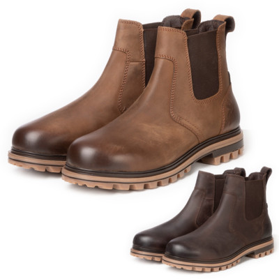 Herren Leder Markt Stiefel Händler Slipper Smart Stiefelette Chelsea Boot Rydale