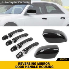 Carbon Fiber Side Mirrors Rearviewdoor Handle Cover Trims For Chrysler 300c 11 Carbon Fiber Side Mirrors Rearviewdoor Handle Cover Trims For Chrysler 300c 11