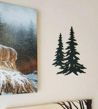 Beautiful Custom made 2 tree accent for your picture arrangements. 