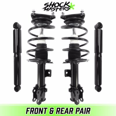 Front Complete Strut Assemblies Rear Shocks for 2014-2016 Kia Forte Koup