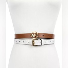 Michael Kors Women's 2 Pk. Logo Belt Set