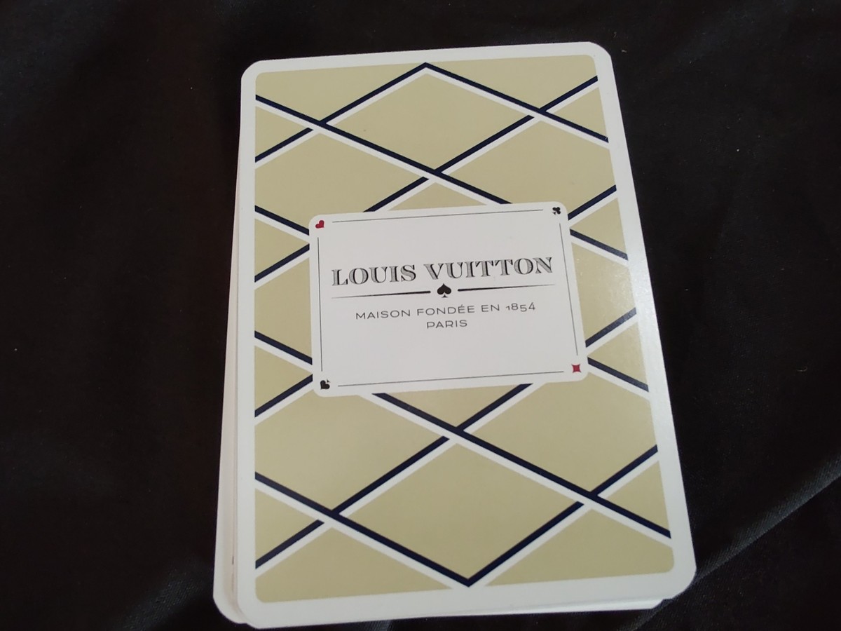 Authentic Louis Vuitton Trump Playing Cards dack w/dust bag