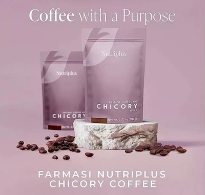 Farmasi Nutriplus Instant Coffee with Chicory Blend 100 g./ 3.53 oz.