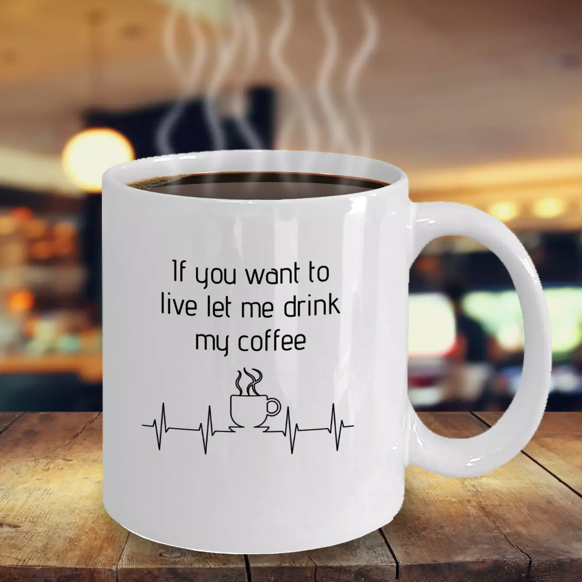 Coffee Lover Mug - Funny Coffee Lovers Gift Idea 