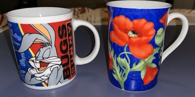 Looney Tunes And Konitz Floral Collectible Mugs