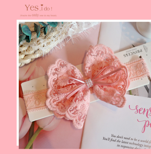 3PCS Newborn Baby Girls Flower Headband Soft Elastic Bow Knot Hair Band Set gift - Picture 27 of 94