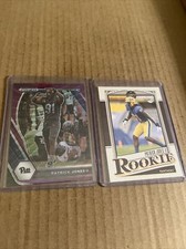 PATRICK JONES II RC 2021 Prizm Draft PURPLE WAVE #130 & Legacy #186 Panthers (b3