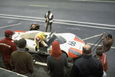 Dieter Spoerry Rico Steinemann Porsche 907 8 Le Mans 1968 Old Racing Photo 2