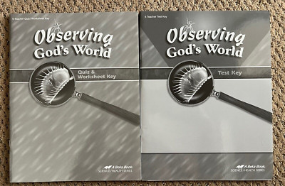 A Beka Observing God's World 2-bk set:  Quiz/Worksheet Key & Test Key