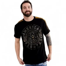 New Men's American Fighter Premium Freshwater Biker MMA Tee T-Shirt XXL