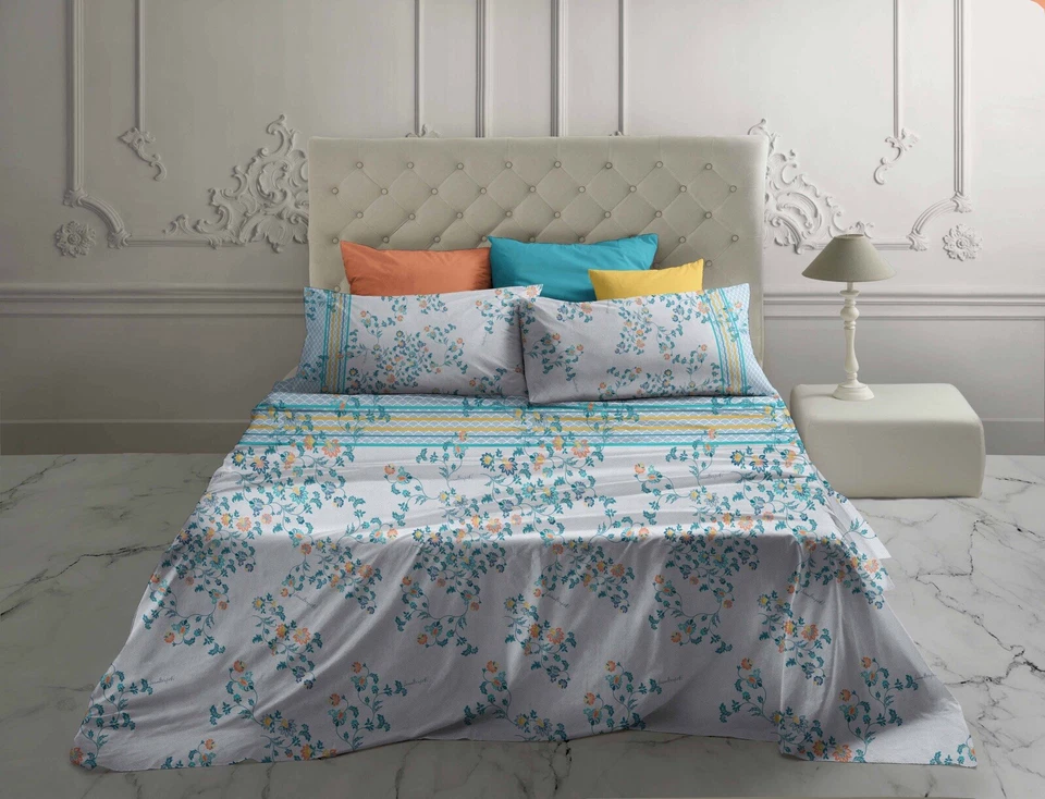 LENZUOLA COMPLETO Laura Biagiotti In Percalle Di Cotone 100% - Immagine 2 di 2