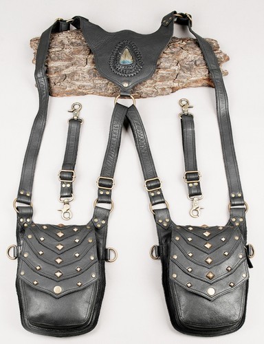 Vintage Leder Gürteltasche für Unisex Langlebiger Qualitätsgürtel für jeden Anlass - Bild 1 von 11