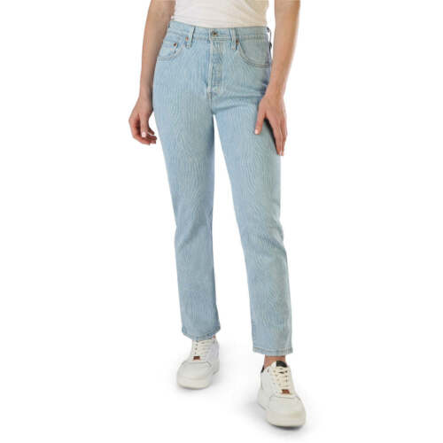 Levi's 501 Crop Blue Pattern Women's Jeans 362000244 | eBay
