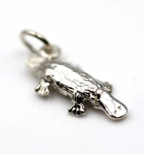 Genuine New Sterling Silver 925 Australian Platypus Charm or Pendant -Free Post