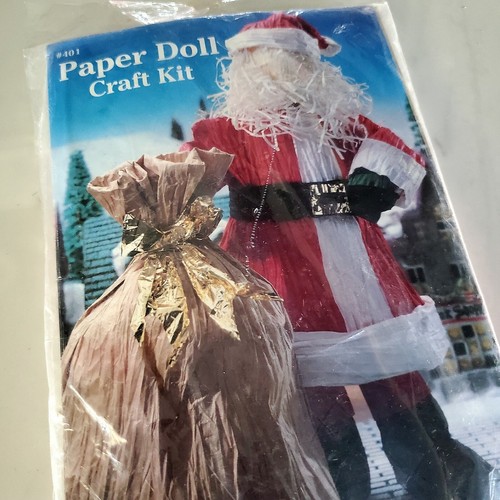 Papierpuppe Bastelset - Neu - #401 Weihnachtsmann - Weihnachten - versiegelt - Bild 3 von 3