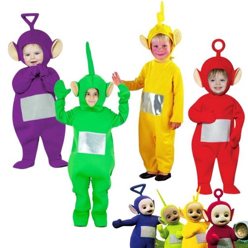 Costume Teletubbies Cosplay Birthday Halloween Party children Cartoon Bodysuit - Picture 1 of 19