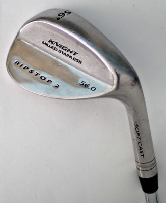 Knight Rip Stop 2 56* Chrome Wedge Steel Shaft Right Handed #1964
