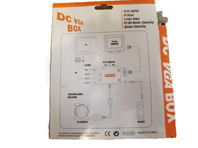 Sega Dreamcast DC VGA Box Cable Cord Composite S-Video Stereo AV XK-DC2000