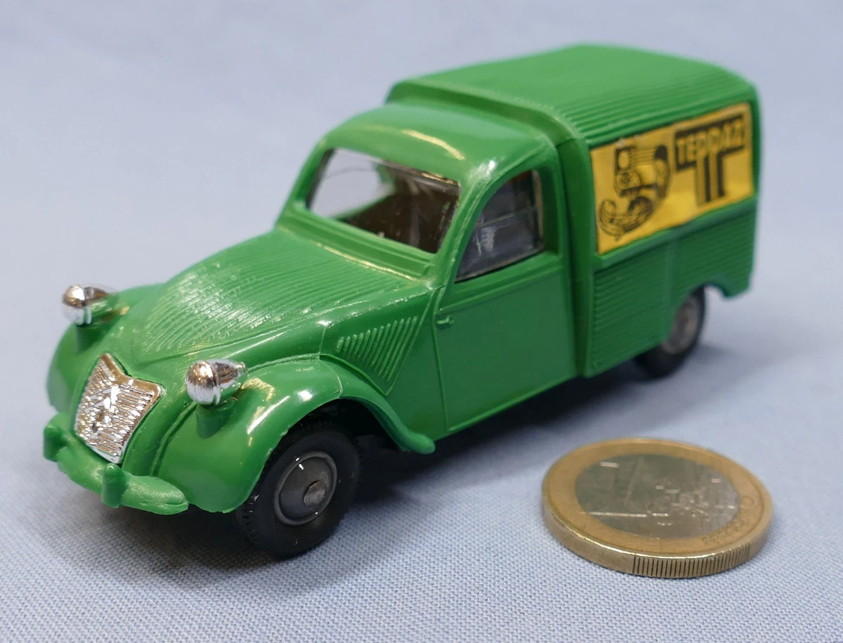 Norev Originale 1/43 réf 26 : Citroën 2cv Fourgonnette "Teppaz" + Rhodialite (A)