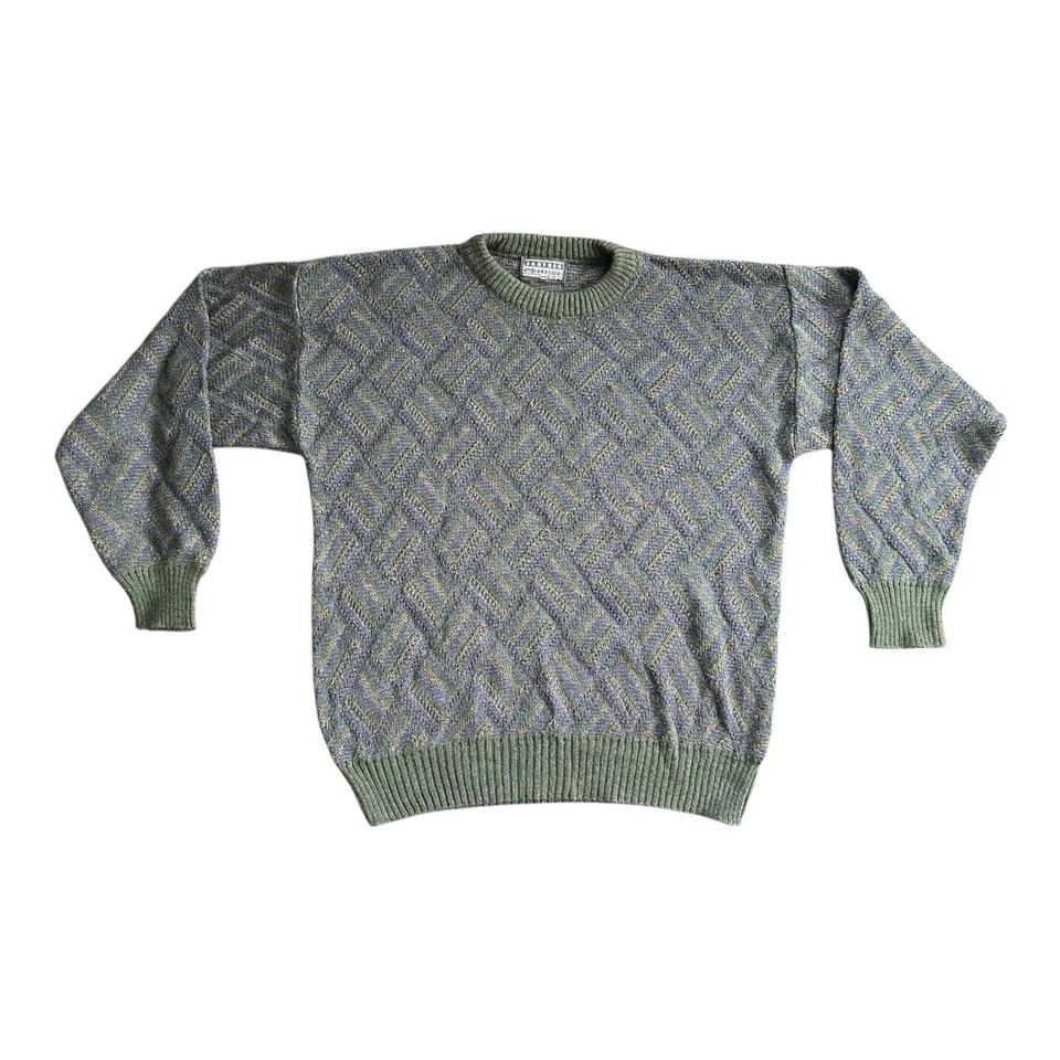 Vintage Jantzen Sweater Mens XL Grandpa Dad Cosby Coogi Style Biggie 90s - Image 4 of 4