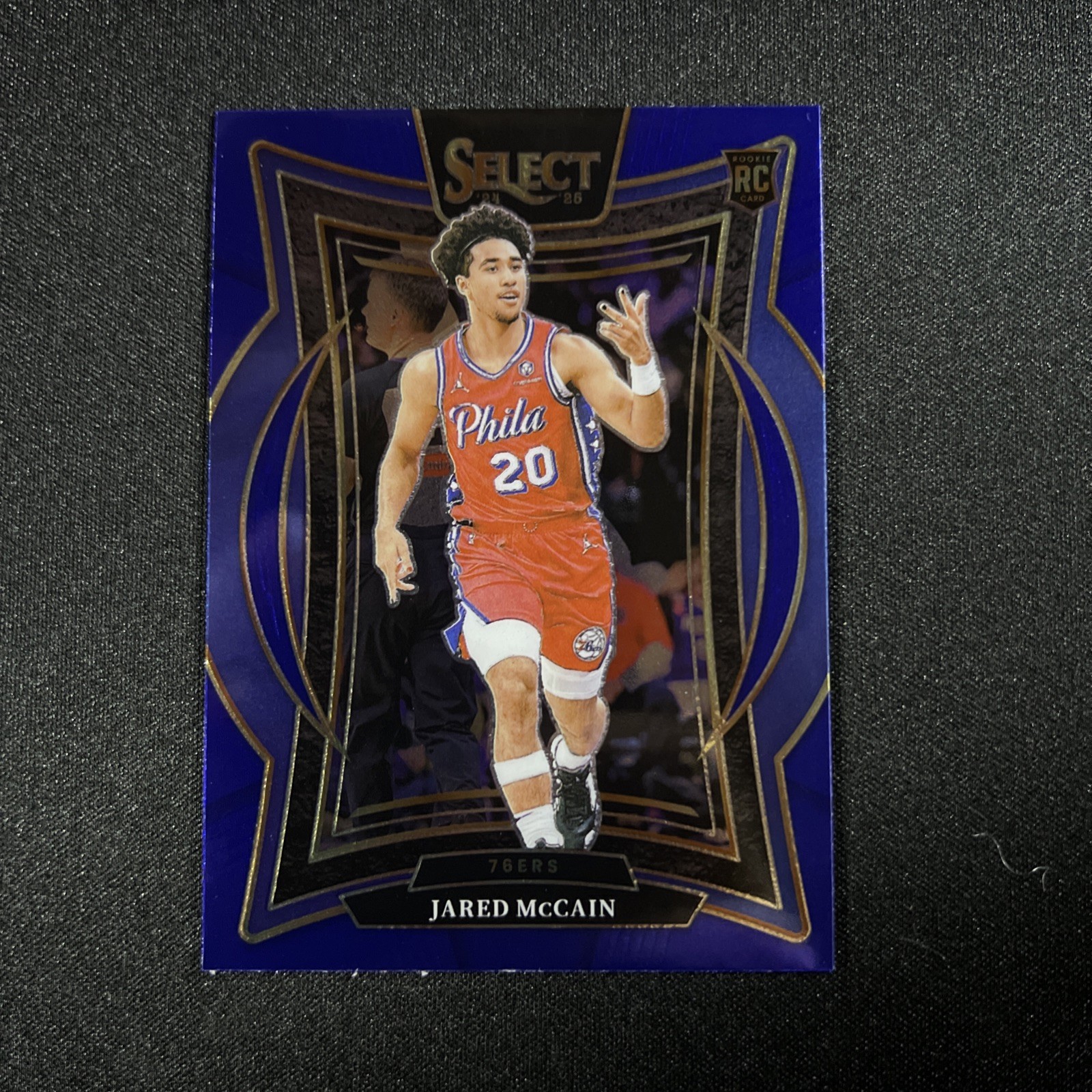 2024-25 PANINI SELECT JARED MCCAIN ROOKIE RETAIL BLUE RC #82 NM+ CONCOURSE