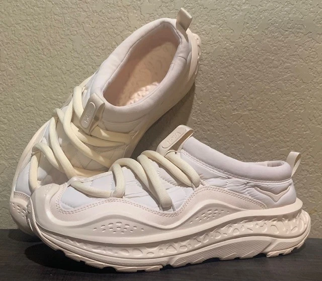 Hoka One One Ora Primo Shoes Recovery Slip On Vanilla White Mens Size 11.5 Hoka One One Ora Primo Shoes Recovery Slip On Vanilla White  main image 2