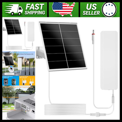 Zivif 20W Solar Panel Kit with 24000mAh Battery for Security Cameras