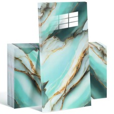 20X Glossy Marble Effect Self Adhesive Tiles Kitchen Bathroom Backsplash Decor