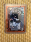 Topps 2025 Chrome Football Caleb Williams True Orange Refractor Auto #/25 Bears