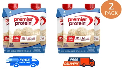 Premier Protein Shake, Vanilla, 30g Protein, 11 fl oz,8 Ct - Image 1 of 4