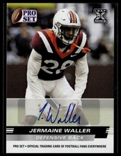 2022 Pro Set Draft #PSA-JW2 Jermaine Waller Autographs